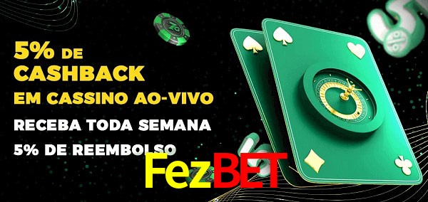 Promoções do cassino ao Vivo Fezbet